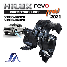 Plastic inner fender liner TOYOTA HILUX REVO 2020 4WD